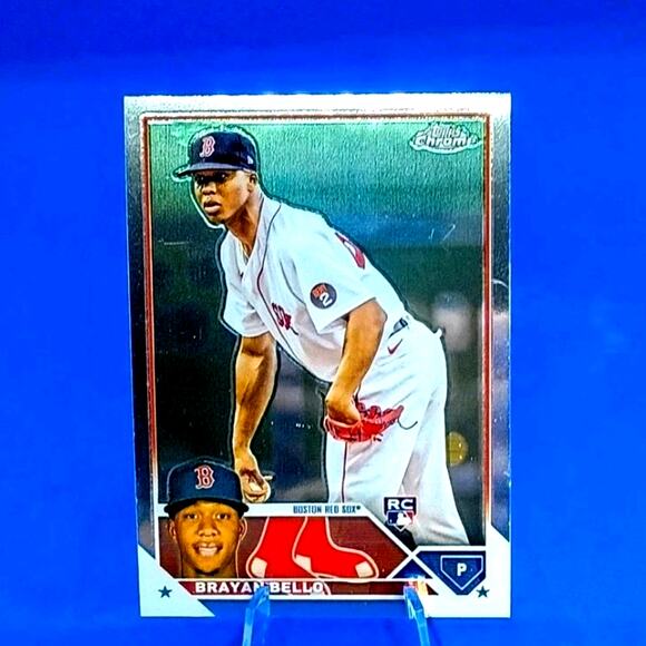 2023 Topps Chrome -Red Sox  Brayan Bello #57 (RC) - Picture 6 of 8